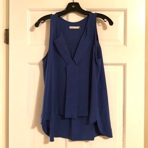 Alice + Olivia Felix Sleeveless Hi-Lo Top